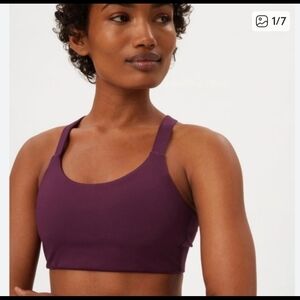 Girlfriend Collective Deep Purple Sports Bra
